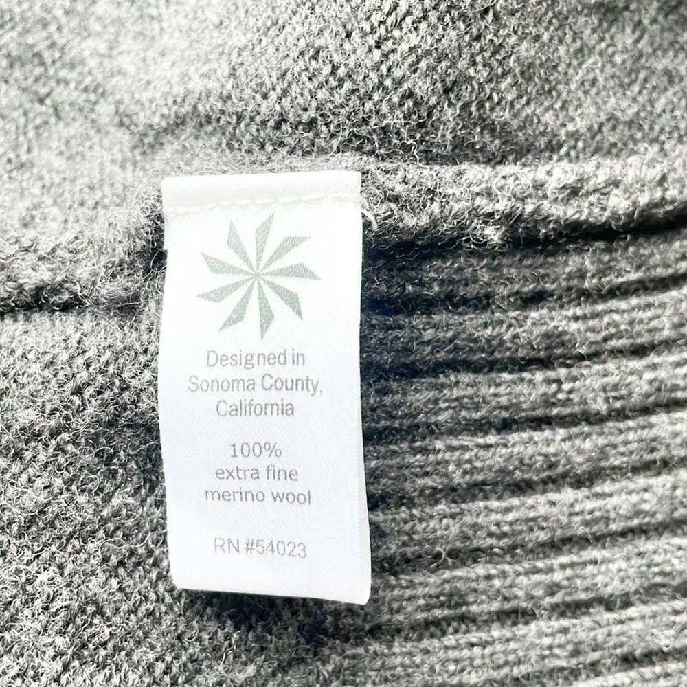 ATHLETA 100% Extra FIne Merino Wool Sweater Hoodie - Picture 6 of 12